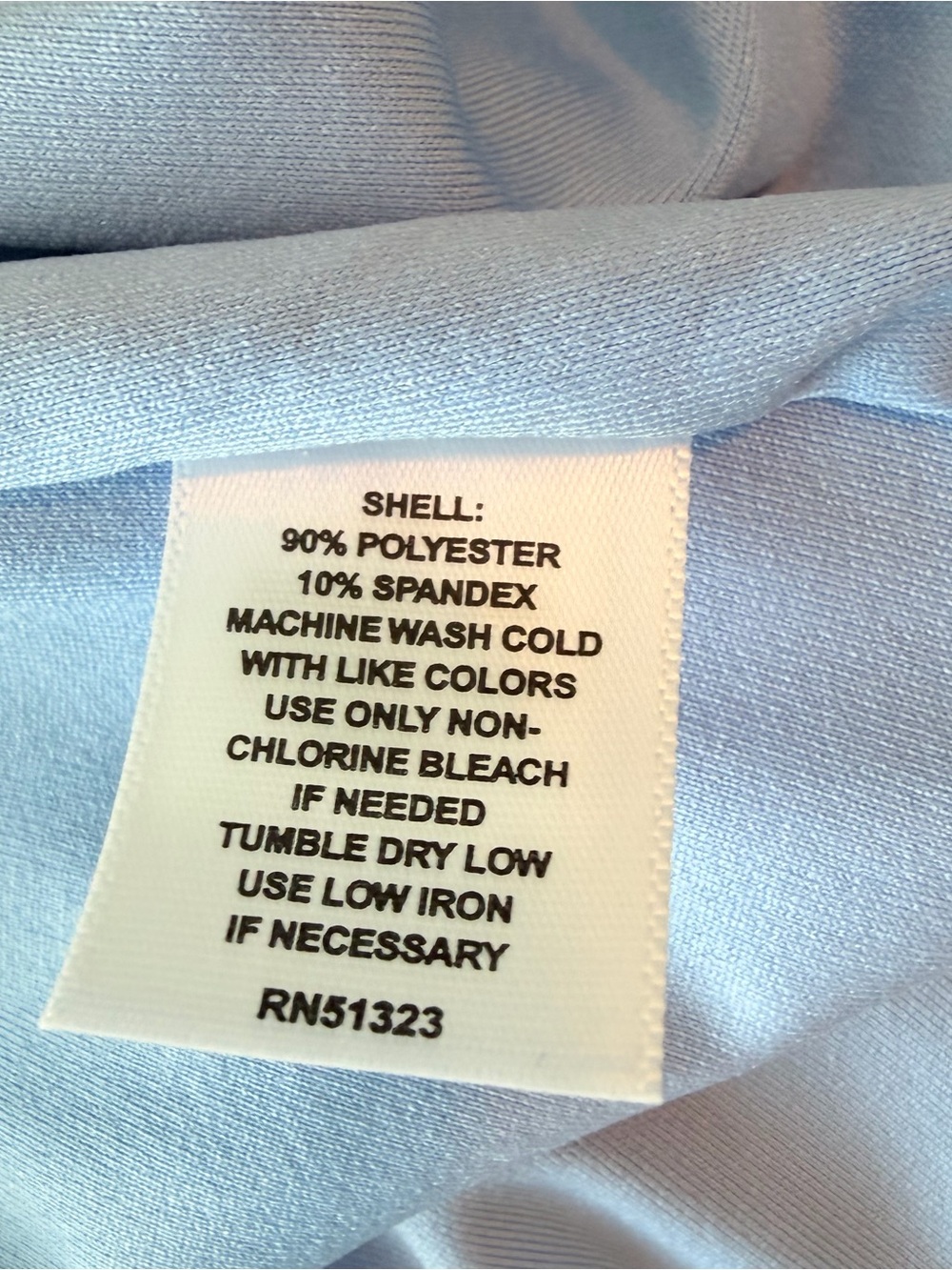NWT Halogen Light Blue Short Sleeve Crewneck Top - size medium - Picture 4 of 4